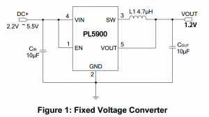 5V/3.3V降壓IC，700MA輸出，短路保護(hù)PL5900