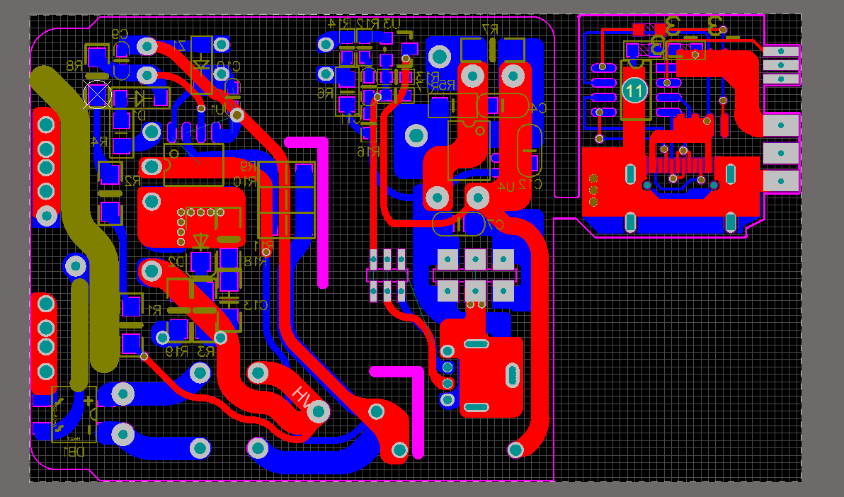 6605 PCB FP6605外圍最簡單的PD2.0快充協議IC,兼容QC3.0/2.0