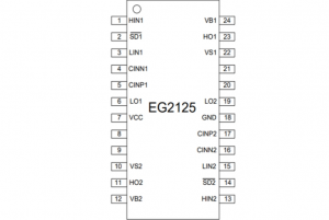 EG2125：高性能雙路比較器全橋驅動芯片，融合多重保護與高性價比